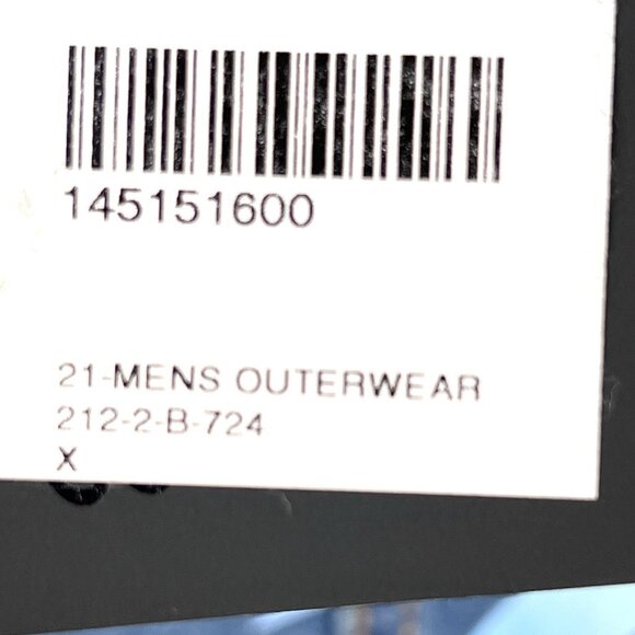 Mackeen Mens Venice Distressed Thunder Rhinestones Thunder Blue Jacket Small NWT - Picture 12 of 12